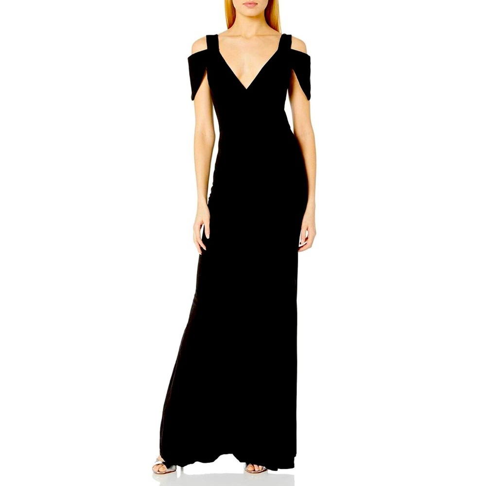 abs evening by allen schwartz green dress | Dresses | Abs Allen Schwartz Cold Shoulder Gown Size Large feature_Tulle
